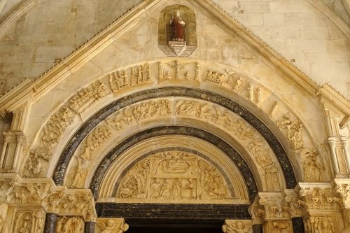 Arka, Trogiras, Bažnyčia, Rhaeto Romanic, Religija, Tikėjimas, Pastatas, Europa, Kroatija, Unesco