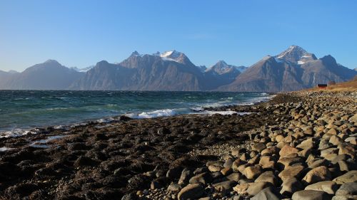 Arktinis Vandenynas, Kalnai, Kraštovaizdis, Šiaurė, Gamta, Norvegija