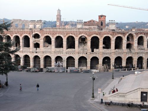 Arena,  Verona,  Italy,  Piazza Bra,  Paminklas,  Turizmas,  Lankas