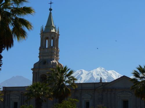 Arequipa, Peru, Bažnyčia, Plaza D Armas, Katedra