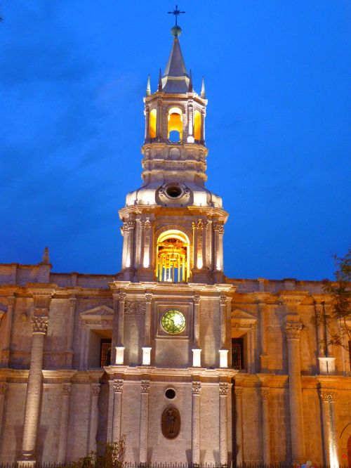 Arequipa, Katedra, Peru, Pastatas, Architektūra