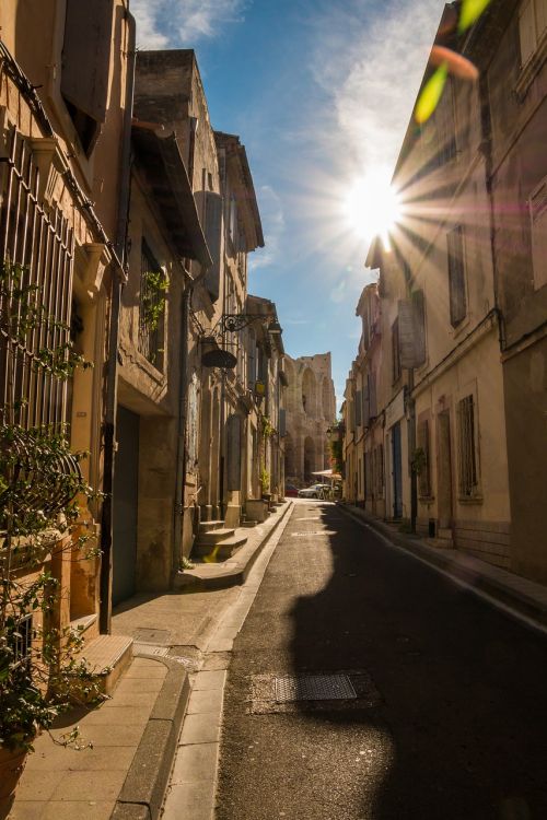 Arles, Camargue, Senamiestis, France, Architektūra, Istoriškai, Kelias, Atgal Šviesa, Sonnenstern