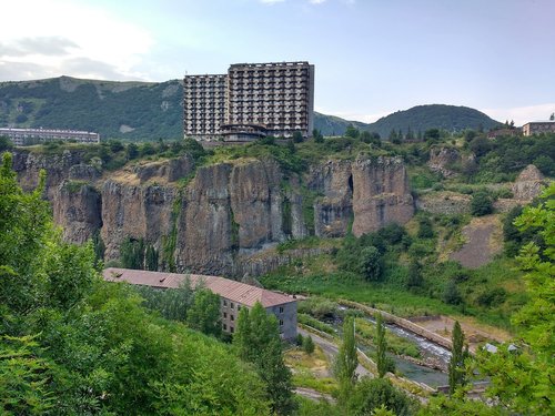 Armėnija,  Spa Resort,  Panorama,  Kalnai,  Pobūdį,  Kraštovaizdis,  Gladzor Kurortas