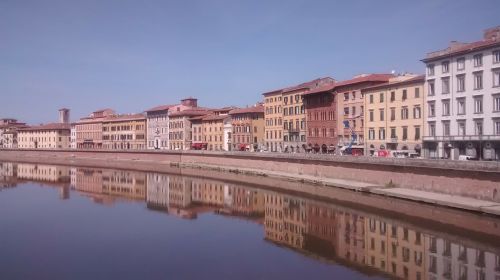 Arno, Toskana, Upė, Lungarno, Pisa