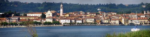 Arona,  Panorama,  Italy,  Maggiore Ežeras,  Miestas,  Savivaldybė,  Vanduo,  Vaizdas