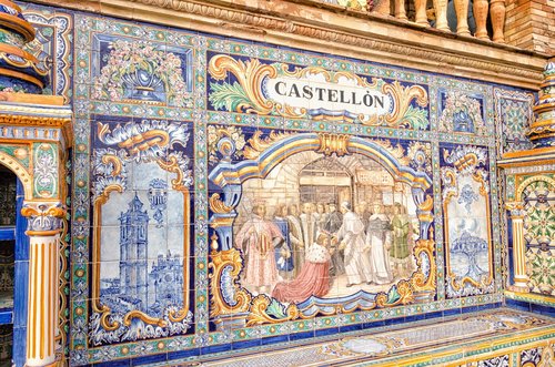 Menas,  Mozaika,  Plytelės,  Plytelių,  Architektūra,  Ornamentu,  Kelionė,  Sevilija,  Andalūzija,  Ispanija