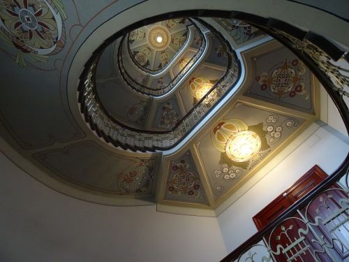 Art Nouveau, Laiptinė, Architektūra, Apdaila, Riga, Latvia