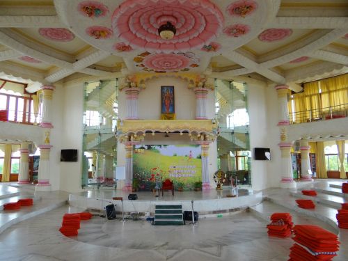Gyvenimo Menas, Tarptautinis Centras, Meditacijos Salė, Interjeras, Dvasingumas, Bangalore, Karnataka, Indija