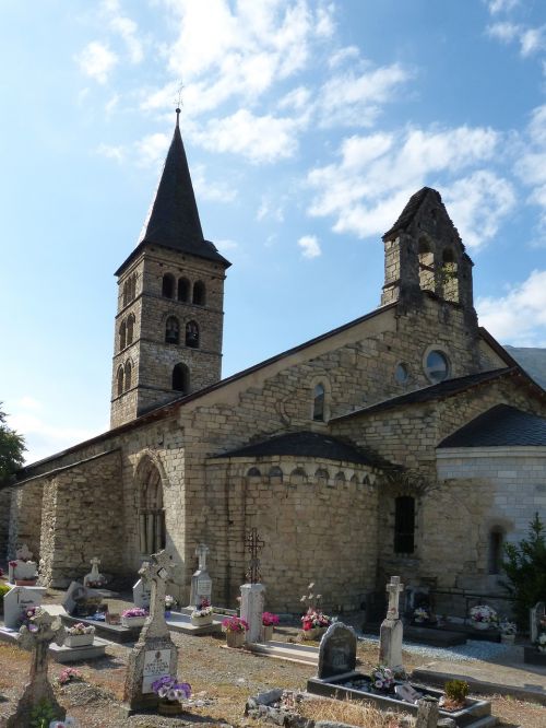 Arties, Romanesque, Bažnyčia, Kapinės, Val Daran, Apse