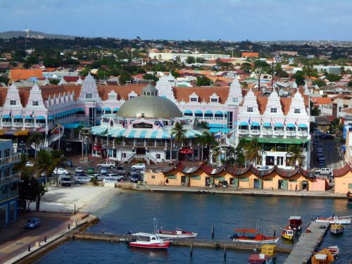 Aruba, Karibai, Apsipirkimas, Uostas, Atostogos, Kruizų Atostogos, Oranjestad