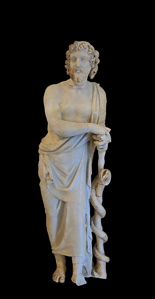 Asclepius,  Statula,  Graikija,  Senovės,  Skulptūra,  Archeologiniai,  Muziejus,  Rhodes,  Figūra