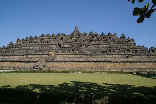 Asija,  Indonezija,  Java,  Borobuduras,  Šventykla
