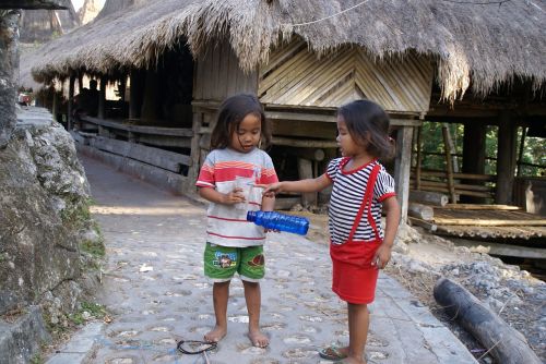 Asija,  Indonezija,  Vaikai,  Žaisti