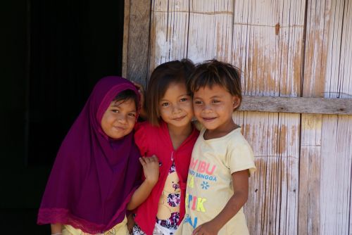 Asija,  Indonezija,  Mergaitė,  Berniukas,  Vaikas