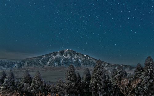 Aso, Žvaigždė, Naktis, Vulkanas, Japonija