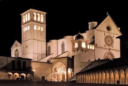Assisi, Vienuolynas, Bažnyčia, Umbria, Ferragosto, Vienuolynas, Vienuolynas