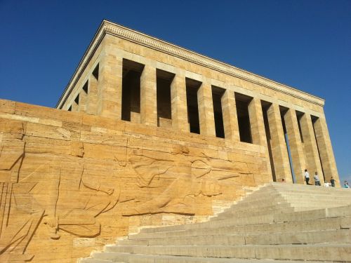 Atatürk, Mauzoliejus, Palengvėjimas, Sienų Reljefas, Laiptai, Ankara, Turkija