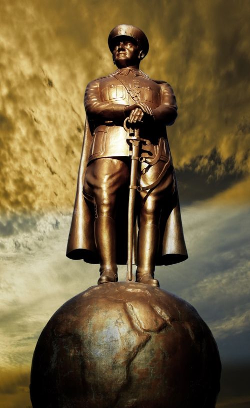 Atatürk, Skulptūra, Statula, Blizgantis, Metalas, Lyderis, Meno Kūriniai, Turkija