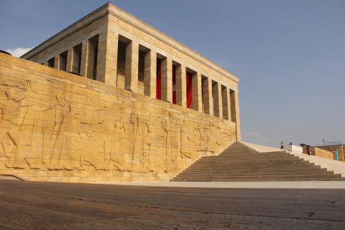 Atatürk, Palengvėjimas, Sienų Reljefas, Laiptai, Turkija, Ankara, Mauzoliejus
