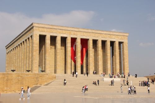 Atatürk, Mauzoliejus, Palengvėjimas, Sienų Reljefas, Laiptai, Turkija, Ankara