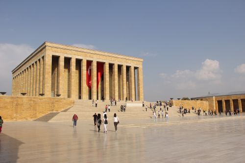 Atatürk, Mauzoliejus, Palengvėjimas, Sienų Reljefas, Laiptai, Turkija, Ankara