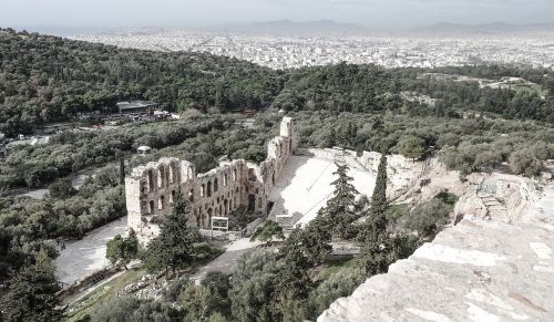 Atėnas, Graikija, Teatras, Senovinis, Joninis, Architektūra, Akropolis, Spalvingas, Lankytinos Vietos, Ekskursijos