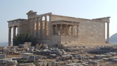 Atėnas, Akropolis, Griuvėsiai, Graikija, Graikų Šventykla, Senoviniai Griuvėsiai, Graikų Senovė