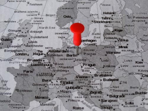Atlasas, Žemėlapis, Berlynas, Pin, Susitikimo Vieta, Kelionės Tikslas, Kapitalas