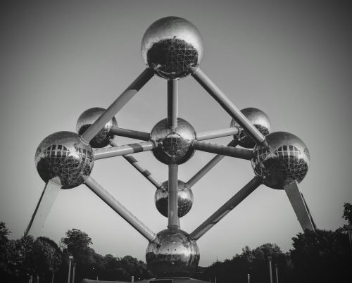 Atomas,  Briuselis,  Belgija,  Atomas,  Paminklas