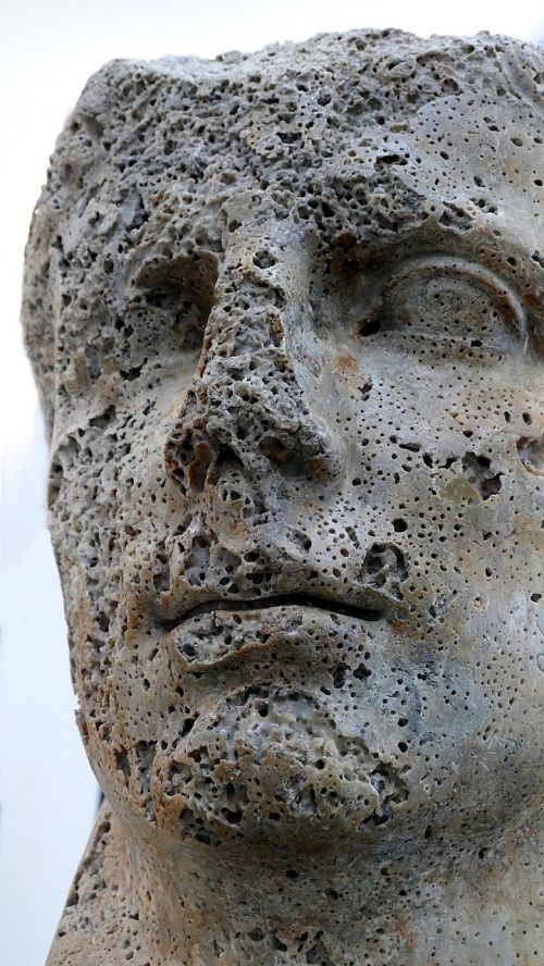 Augustus Caesar, Romėnų, Imperatorius, Arles, Muziejus, Archeologija, Galva, Milžiniškas, Skulptūra