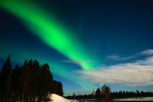 Aurora, Aurora Borealis, Suomių Laplandas, Inari