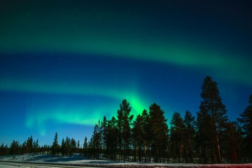 Aurora, Aurora Borealis, Šiaurės Pašvaistė, Šviesos Reiškinys, Laplandas, Suomių Laplandas, Inari
