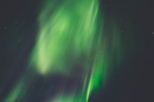 Aurora Borealis, Naktis, Šiaurės Pašvaistė, Dangus, Žvaigždės