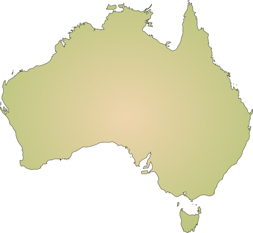 Australia, Žemynas, Geografija, Žemėlapis, Kartografija, Tarptautinis, Sienos, Izoliuotas, Tauta, Atlasas, Kranto, Teritorija, Nemokama Vektorinė Grafika