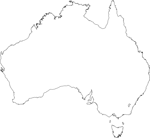 Australia, Žemynas, Geografija, Žemėlapis, Pakrantė, Kartografija, Kranto, Tauta, Atlasas, Tasmanija, Nemokama Vektorinė Grafika