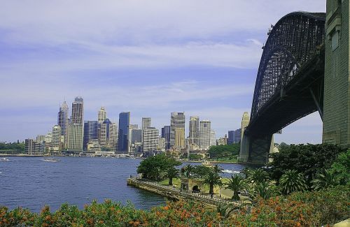 Australia, Sidnėjus, Architektūra, Turizmas, Sidnėjaus Uostas, Sydney Skyline, Valtys, Lankytinos Vietos, Metropolis