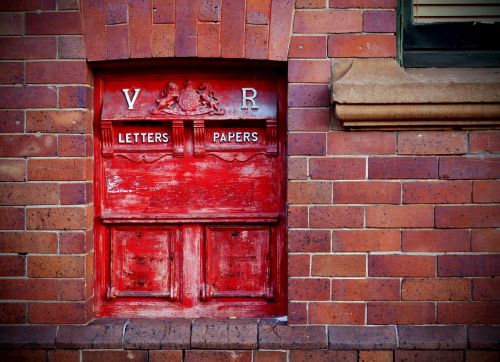 Australian, Australijos Postas, Sidnėjus, Pašto Dėžutės, Paštas, Istorinis, Senas, Vintage, Originalas, Laivyba, Paštas, Paštas, Pranešimas, Pašto Dėžutę, Raudona