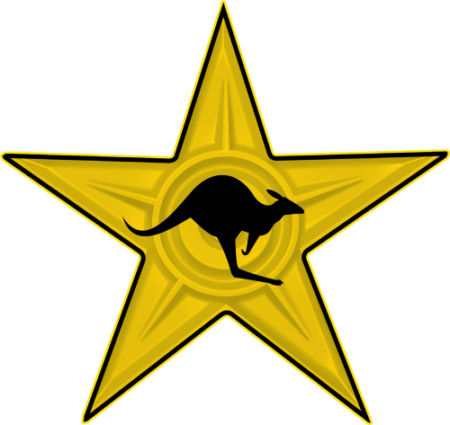 Australian,  Keliai,  Barnstar,  Apdovanojimas,  Pripažinimą,  Dalyviai,  Simbolis,  Geltona,  Žvaigždė