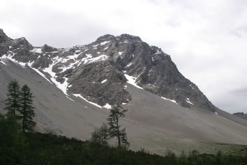 Austria, Voralberg, Gamperdonos Slėnis, Gamta, Kalnai, Dangus, Debesys, Nuotaika