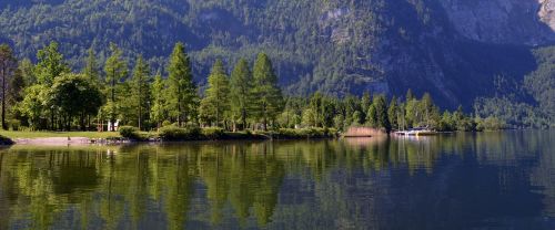 Austria, Hallstatt, Vandens Paviršius, Ežeras, Kraštovaizdis, Ekskursija, Gamta