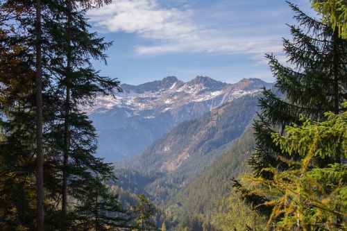 Austria, Kraštovaizdis, Ruduo, Gamta, Kalnai