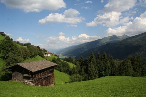 Austria, Gamta, Kalnai, Namelis