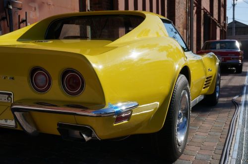 Automobiliai, Amerikietiškas Automobilis, Amerikietis, Geltona, Vintage, Vasara