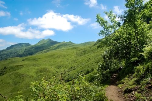 Auvergne, Kantalinis, Kalnas, Kraštovaizdis, Uolos