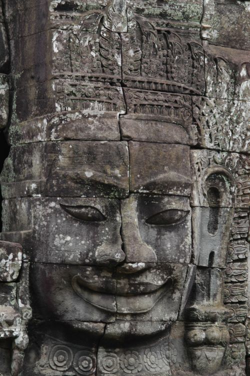 Avalokiteśvara,  Jayavarman,  Bayon,  Angkor,  Thom,  Kambodža,  Avalokiteśvara Prie Bayon
