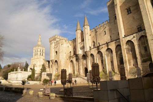Avignon, France, Pilis, Architektūra, Istorinis, Senovės, Paminklas
