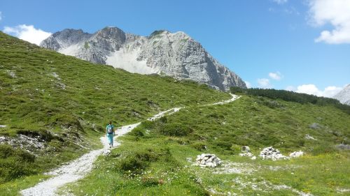 Toli, Kalnas, Gamta, Kraštovaizdis, Alpių, Takas, Austria, Perspektyva