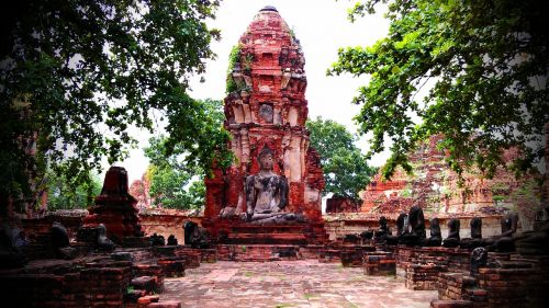 Ayutthaya, Tailandas, Šventyklos, Buda, Religija, Rūmai