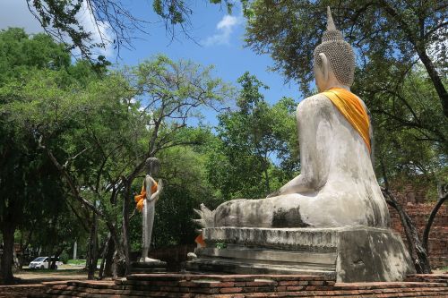 Ayutthaya, Tailandas, Buda, Šventykla
