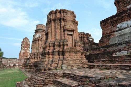 Ayutthaya, Tailandas, Šventykla, Išlieka, Wat Phra Jei Sanfhet, Dvasingumas